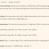 Modern Sewing Company - Jaime Jacket - PDF Pattern