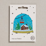 Iron-On Patch Greetings Card - Snow Globe