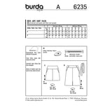 Burda 6235 - Skirt with Yoke