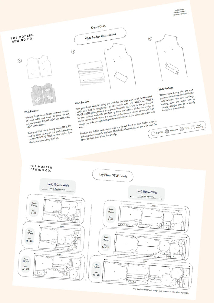 Modern Sewing Company - Darcy Coat - PDF Pattern