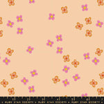 Cotton Poplin Print - Favourite Flowers by Ruby Star - Blossom - Créme Brulee