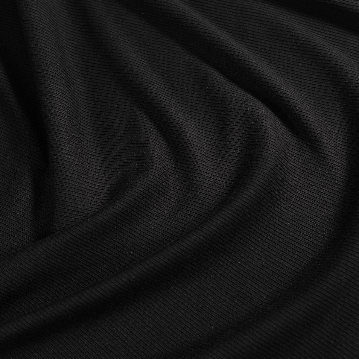 Black Ribbed organic-cotton jersey bralette, Raey