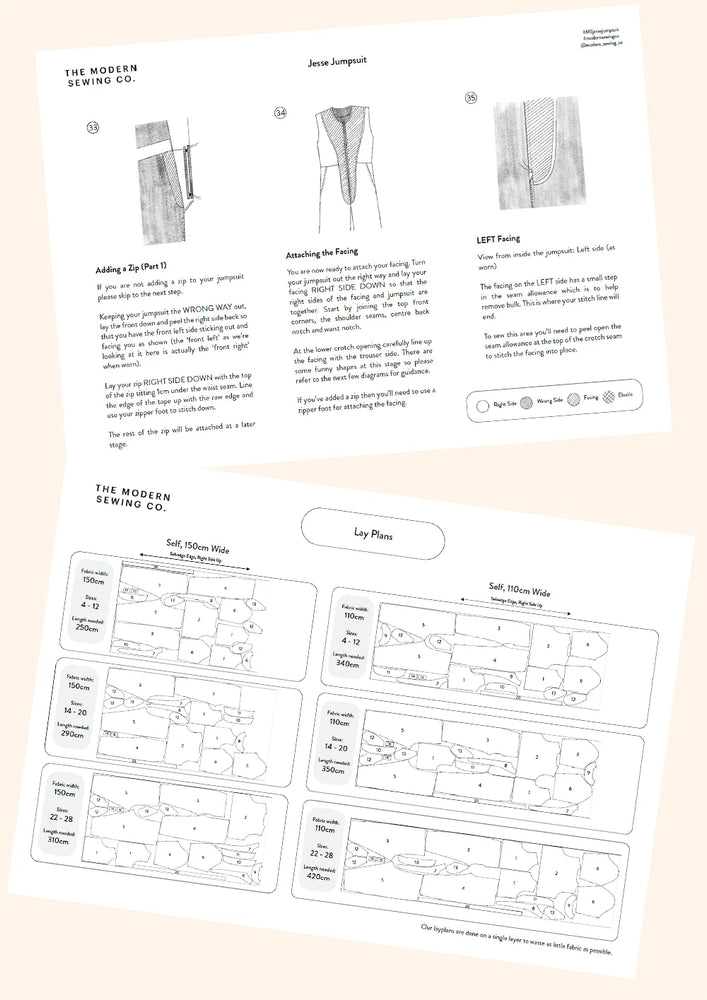 Modern Sewing Company - Jesse Jumpsuit - PDF Pattern