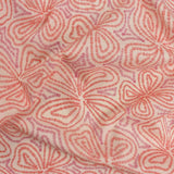 Luxury Printed Cotton Lawn - Nimbus - Pink & Orange