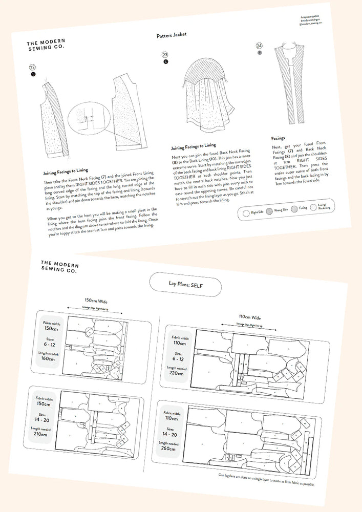 Modern Sewing Company - Potters Jacket - PDF Pattern