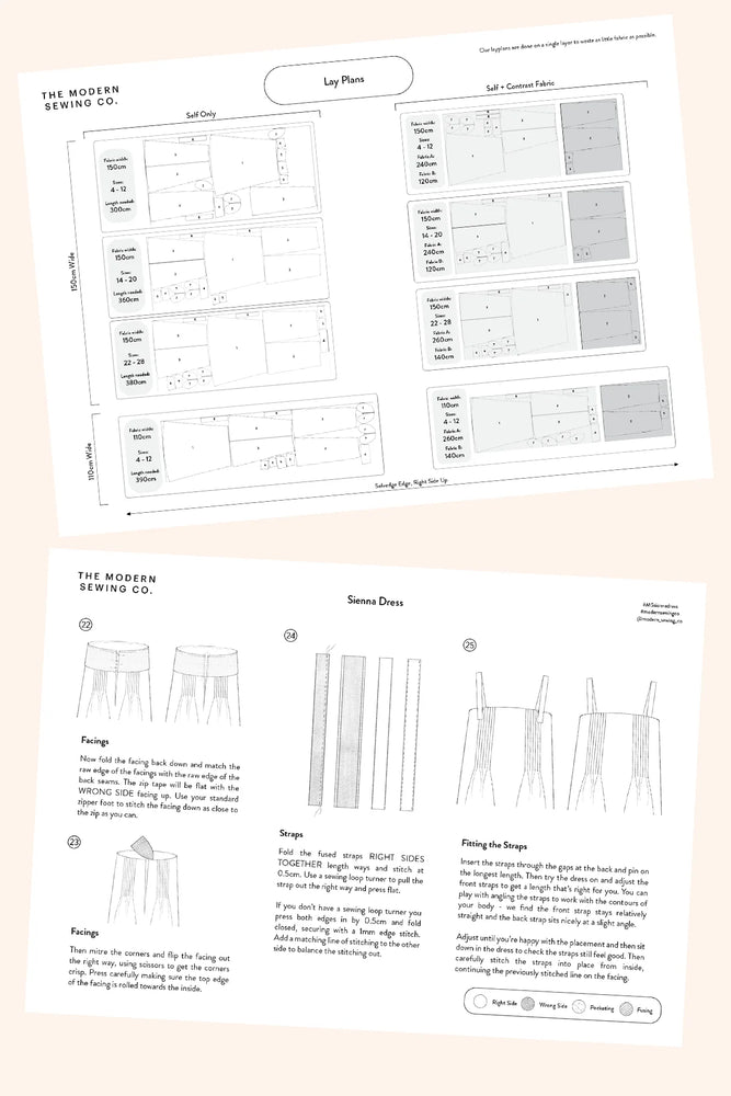 Modern Sewing Company - Sienna Dress - PDF Pattern