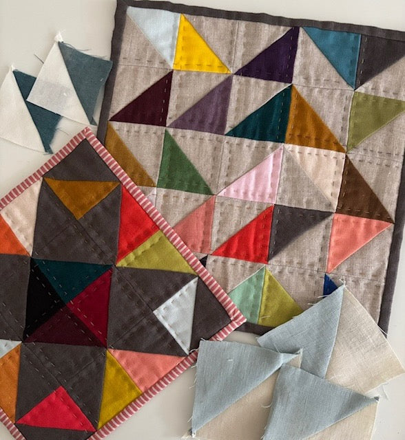 Half Square Triangle Patchwork with Sarah Hibbert