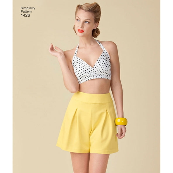 Making a 1950s Pin-Up Top  Simplicity 1426 Pattern Review