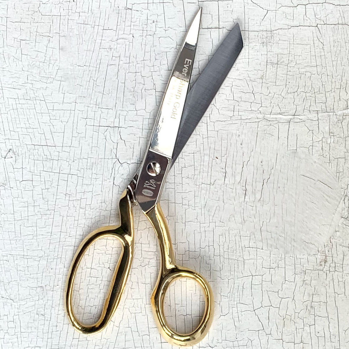 Tailor's scissors, gold, 20cm
