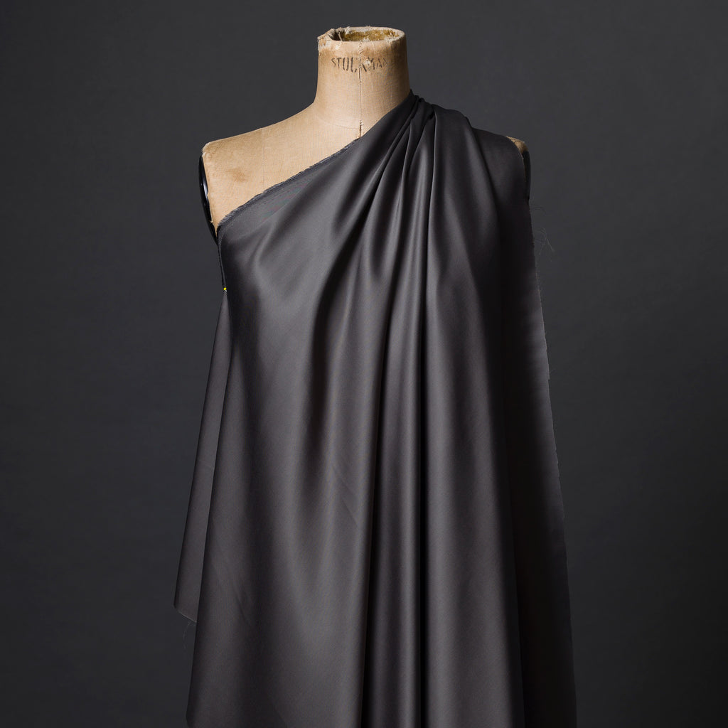 Bamboo Silk - Graphite | Organic Fabric | Ray Stitch