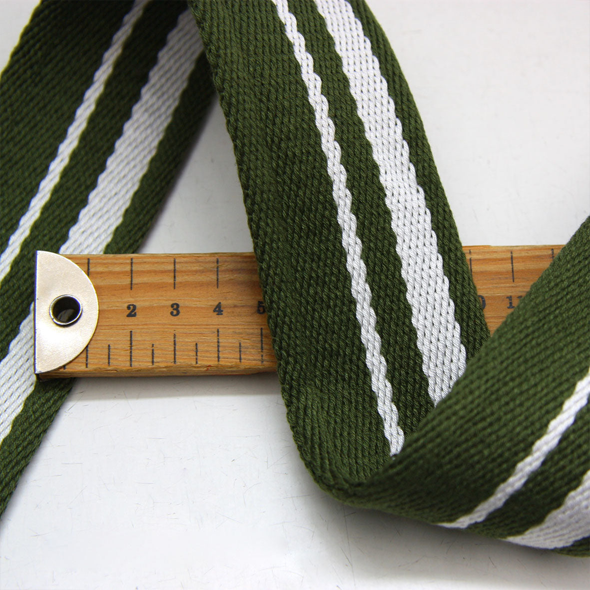 Buy 5 Yards of 2 Inch 50mm Green Heavy Weight Nylon Webbing Ribbon
