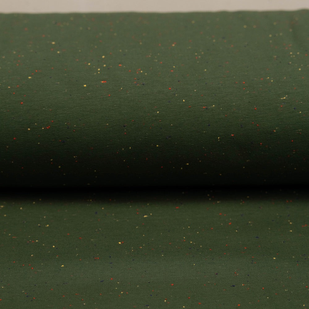 Speckled Fleece - Dark Green